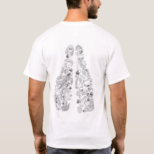 Dykans finanser i marin livsstil i svart t shirt