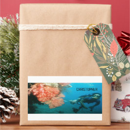 Dykans Personlig Rektangulärt Klistermärke