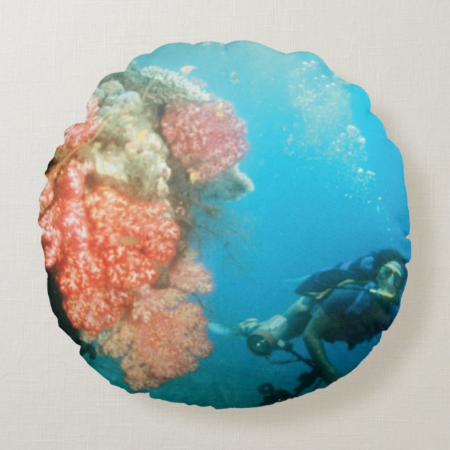 Dykans Personlig Rund Kudde (Framsidan)