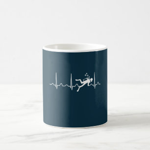 Dykans pulsslag kaffemugg