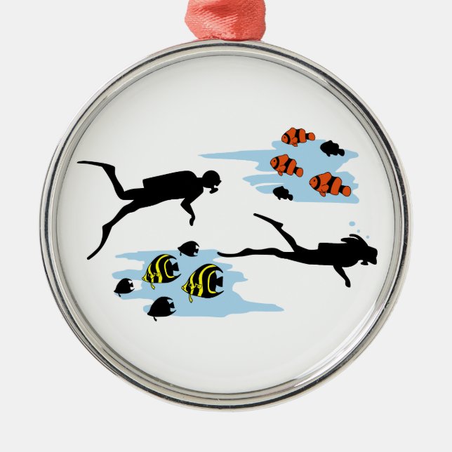 Dykaplats Julgransprydnad Metall (Framsidan)