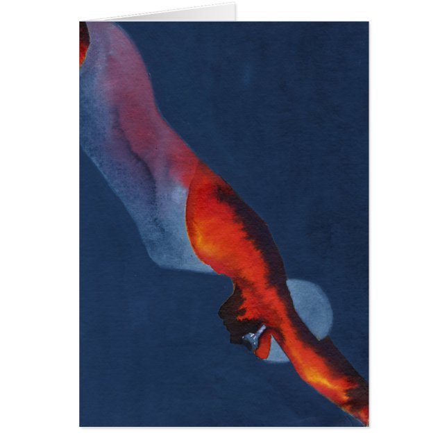 Dykare 2 hälsningskort (Framsidan)