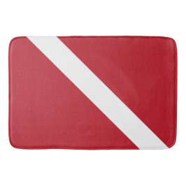 Dykare besegrar badmattan badrumsmatta