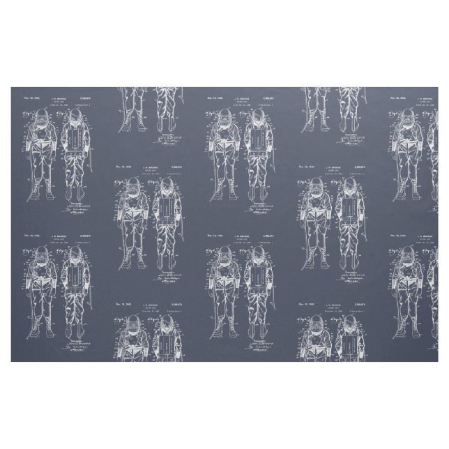 Dykare besegrar! Ritning Tyg (Fat Quarter)