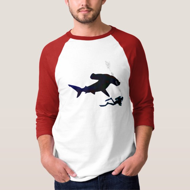 Dykare besegrar SCUBAskjortan T Shirt (Framsida)