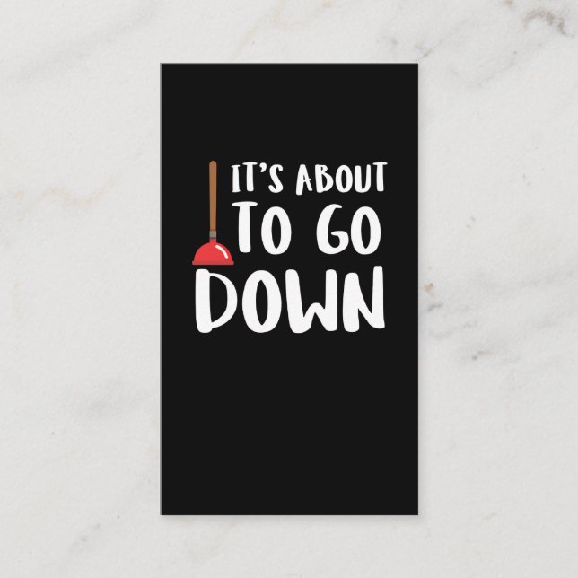 Dykare för skämt för hantverkare för visitkort (Framsida)