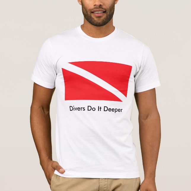 Dykare gör det djupare 2 t-shirt (Framsida)
