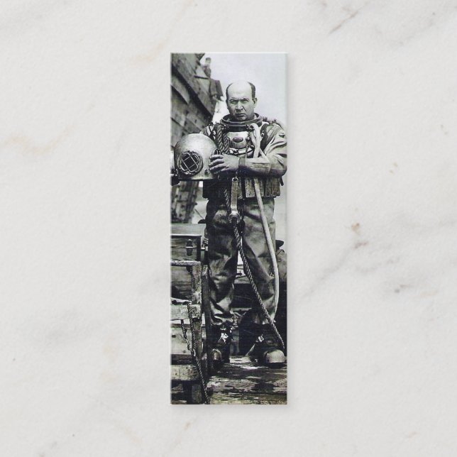 Dykare Mini Visitkort (Framsida)