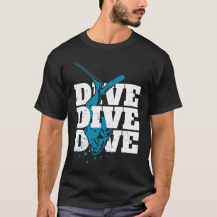 dykare och djupare dykare Oceanskjön T Shirt