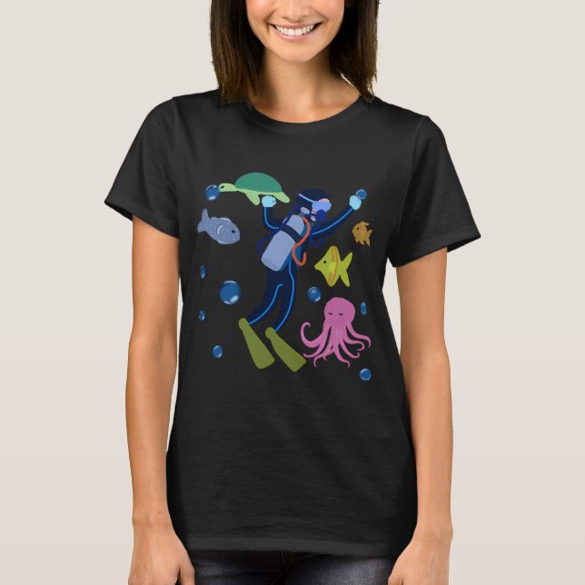 Dykare T Shirt (Framsida)