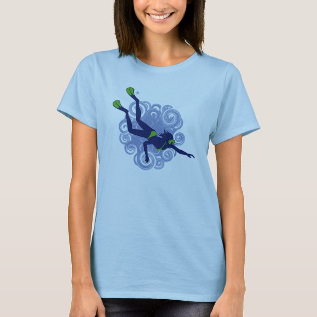 DykareflickaWomen´s utslagsplats Tee (Framsida)