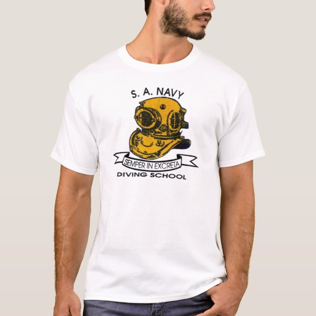 dykarelogotyp tee shirt (Framsida)