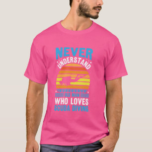 Dykarens dykmask dykfena för män och t shirt