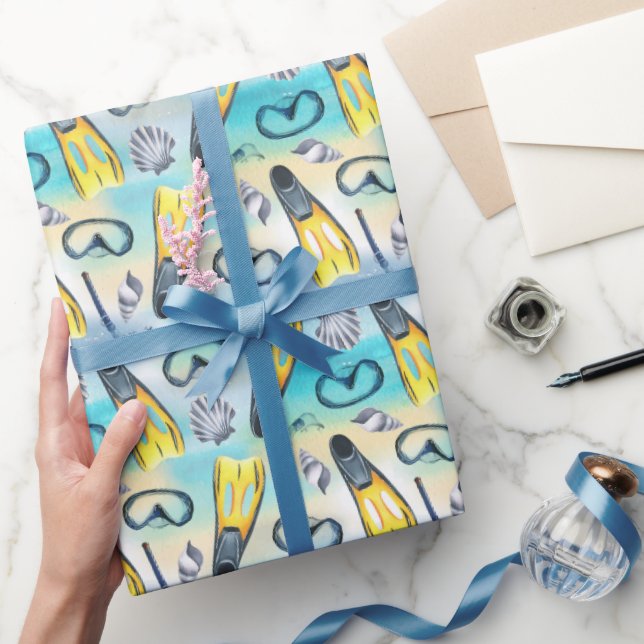 Dykarens presentpapper, snorkling presentpapper (Gifting)