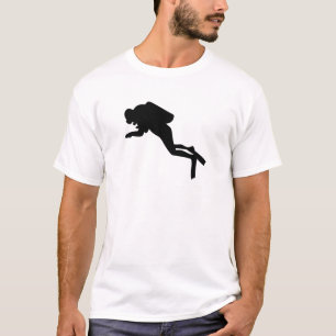 DykareSilhouette - T-tröja T-shirt