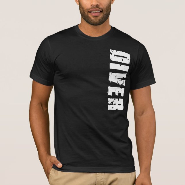 DykareT-tröja T-shirt (Framsida)