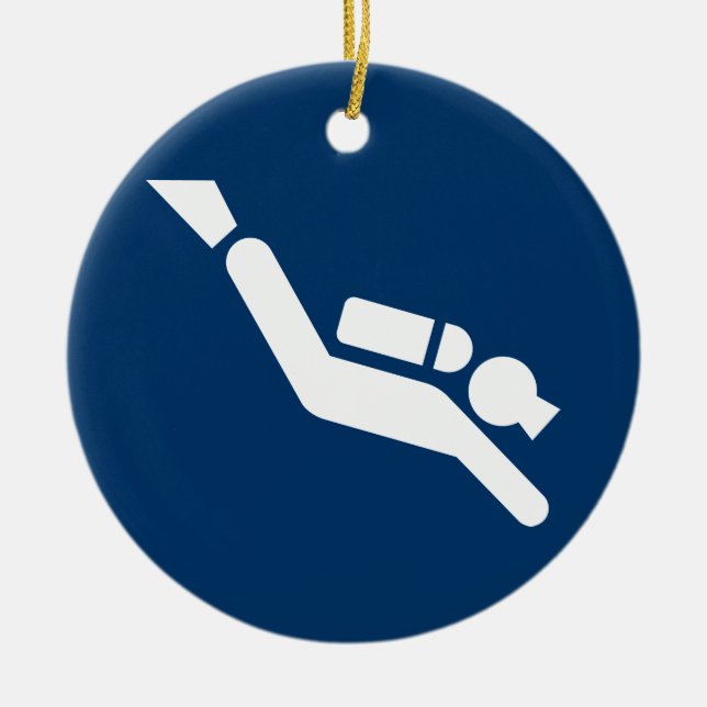 Dykasymbolprydnad Julgransprydnad Keramik (Framsidan)