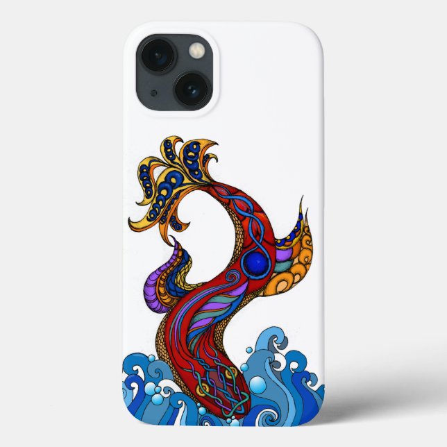 Dykdrakfisk iphone case (Baksida)