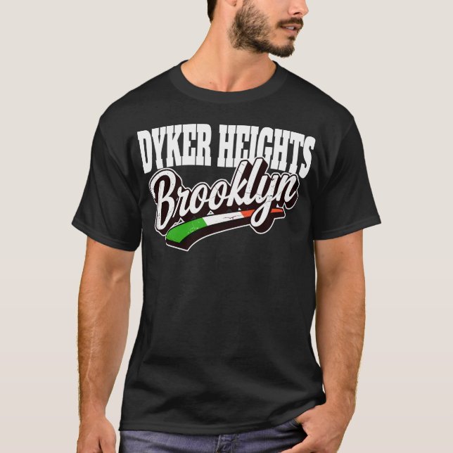 Dyker Heights Brooklyn T Shirt (Framsida)