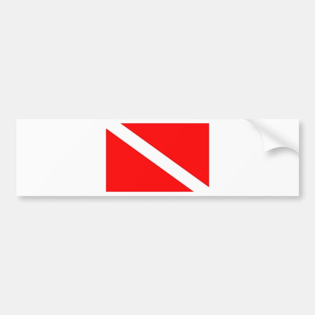 Dykflagga Bildekal (Framsidan)