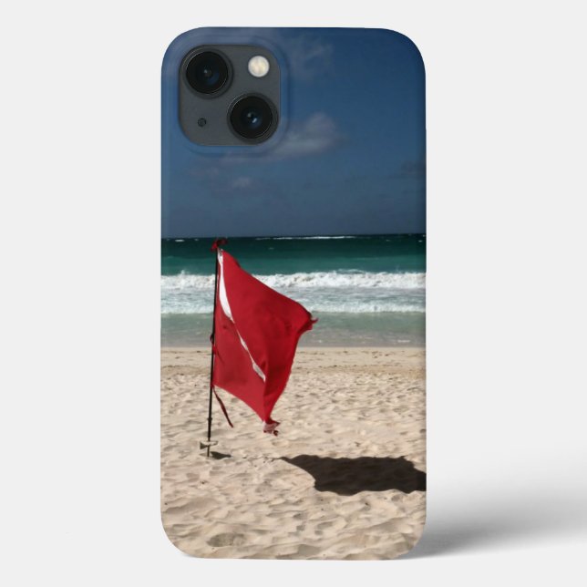 Dykflagga på stranden (Baksida)
