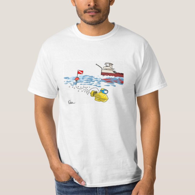 Dykflagga Tee Shirt (Framsida)
