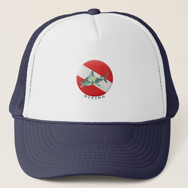 dykhaj av flagga truckerkeps (Framsida)