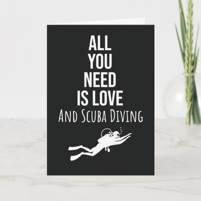 Dykkort Dykare Snorkling Sporter Kort (Framsida)