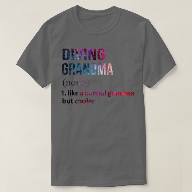 Dykmorma som vanligt mormor men kallare ga t shirt (Design framsida)