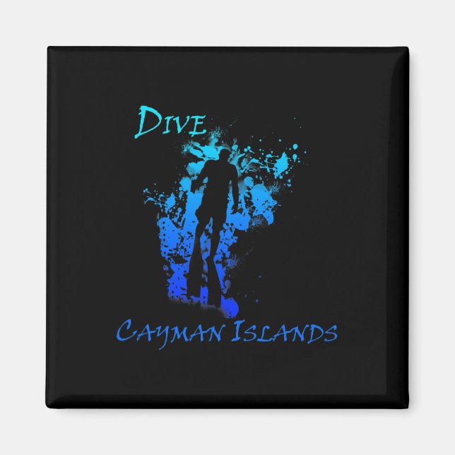 Dykning Caymanöarna  Magnet (Framsidan)