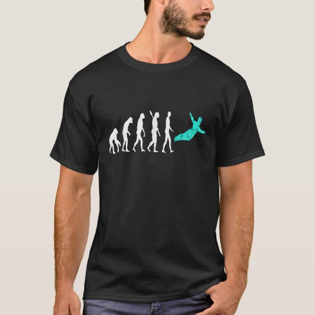 Dykning Evolution Plattform Trampolin Dykbräda D T Shirt (Framsida)