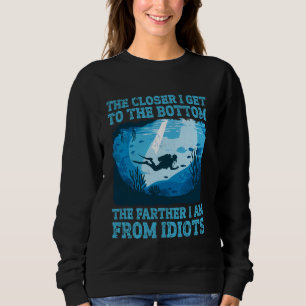 Dykning - Ju närmare jag kommer botten, desto läng T Shirt