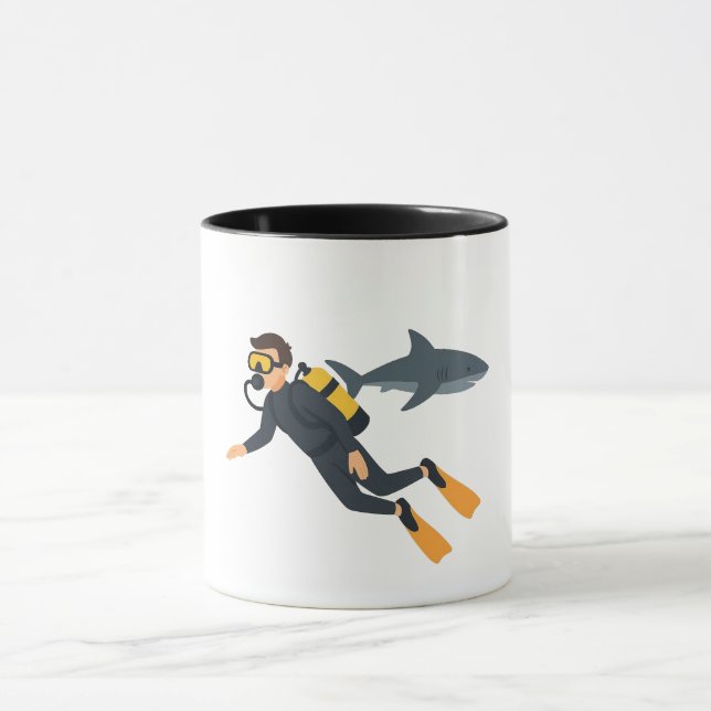 Dykning med tub mugg (Center)