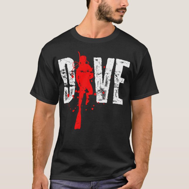 Dykning - Scuba T Shirt (Framsida)