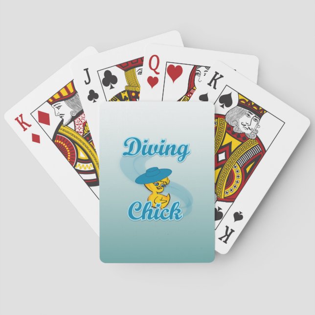 Dykningchick #3 spel kort (Baksidan)