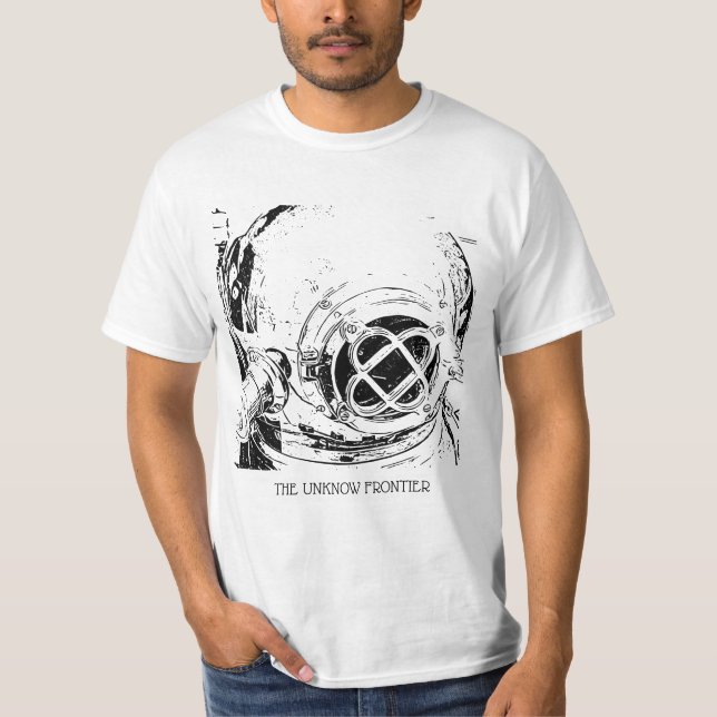 DykningHelmet. T Shirt (Framsida)