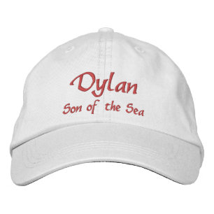Dylan Namn Cap / Hat Broderad Keps