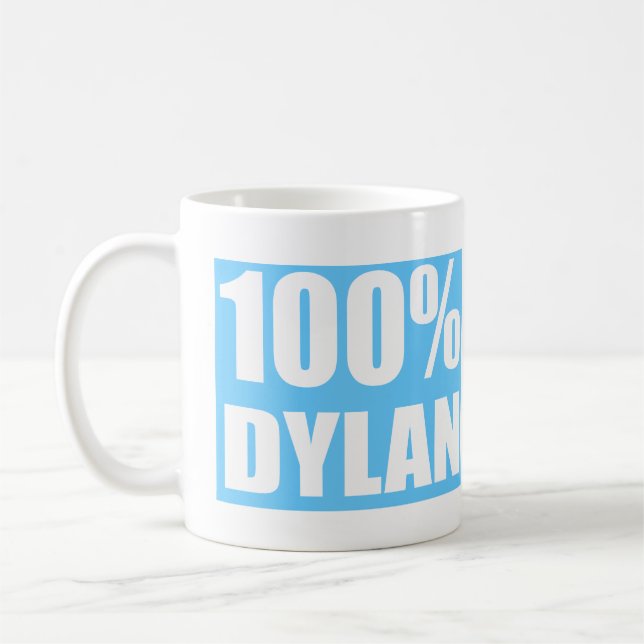 Dylan namn kaffemugg (Vänster)