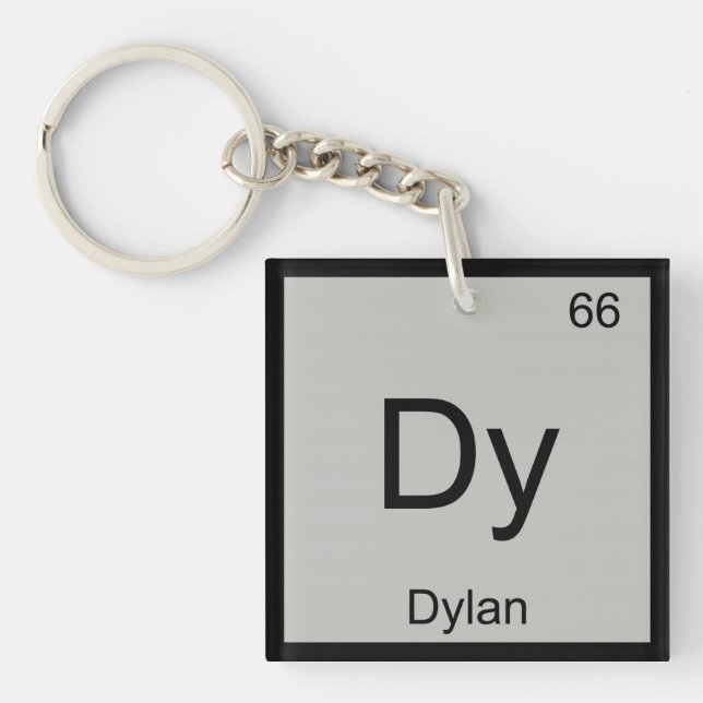 Dylan Namn Kemi Element Periodiska Systemet (Framsidan)