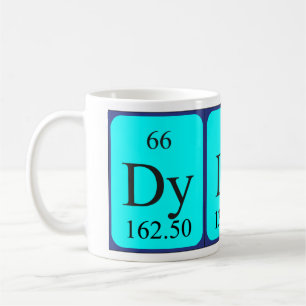 Dylan periodisk bord namn mugg