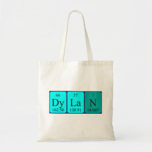 Dylan Periodisk påse bord namn Tygkasse