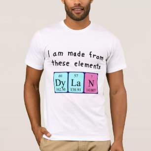 Dylan Periodisk skjorta bord namn T Shirt