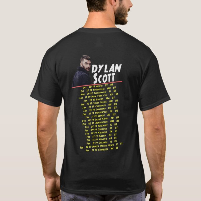 DYLAN SCOTT TURNERAR 2018 - 2019 T SHIRT (Baksida)