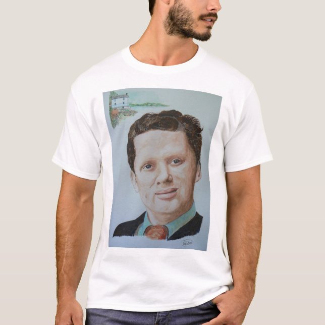Dylan Thomas Tee Shirt (Framsida)
