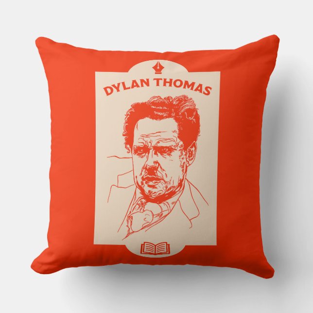 Dylan Thomas walesisk poet Kudde (Framsida)