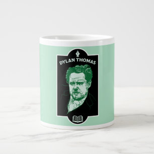 Dylan Thomas Welsh Poet Jumbo Mugg