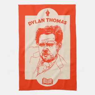 Dylan Thomas Welsh Poet Kökshandduk
