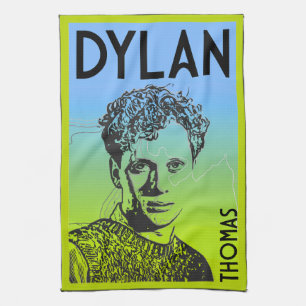 Dylan Thomas Welsh Poet Kökshandduk