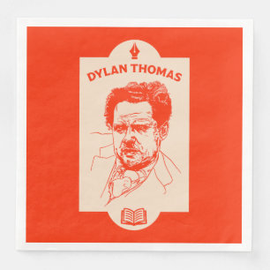 Dylan Thomas Welsh Poet Pappersservett