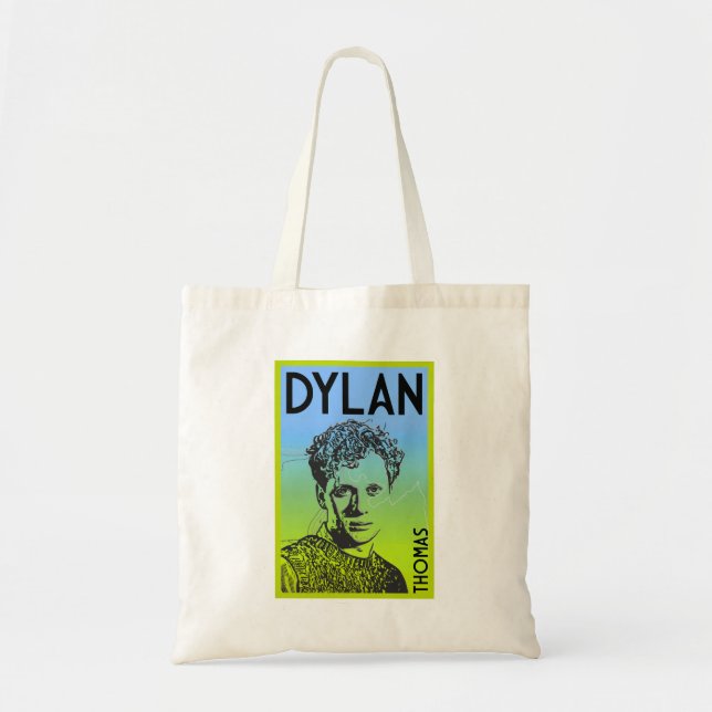 Dylan Thomas Welsh Poet Tygkasse (Framsidan)